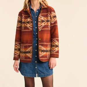 Pendleton Women’s Beacon Rock Reversible Wool Coat